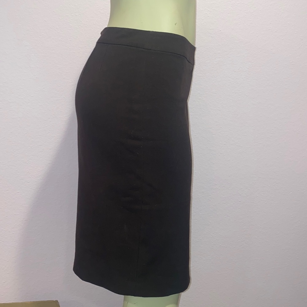 Size 4 jones & co. Career length skirt brown